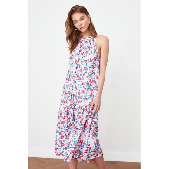 Trendyol Women Regular Fit Woven Dress Donna Skater